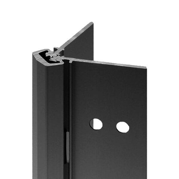 Select-Hinges Select Hinges: 83" Geared Concealed Continuous Hinge - Flush Mounted - For 1-3/4" Doors - Black SLH-11-83-BK-HD